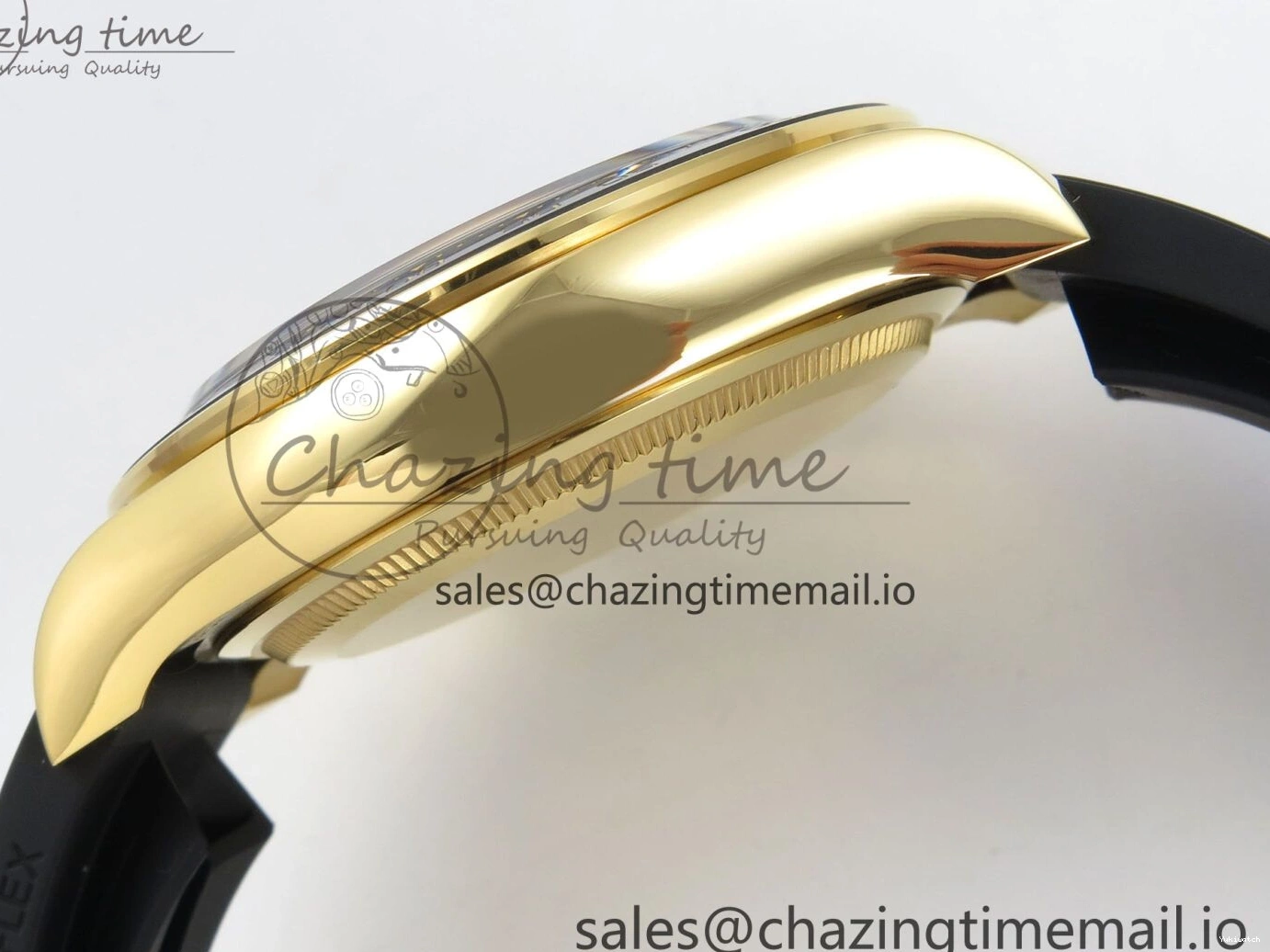 on Dial Daytona 1:1 YG Strap THBF Black SH4131 Edition Best 126518LN Oysterflex 0223